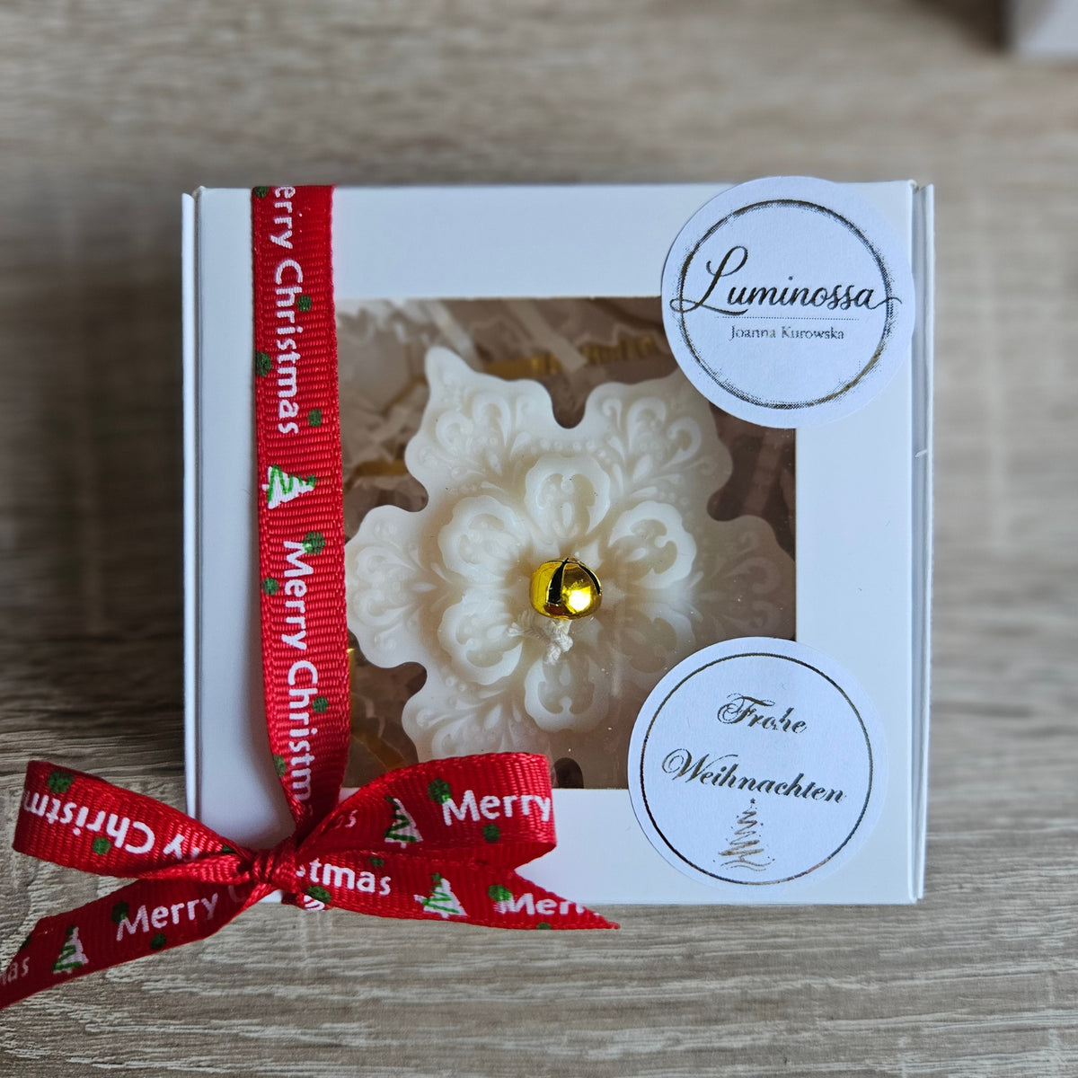 Kleine Sojakerzen als Kundengeschenk & Mitbringsel – Weihnachten | Luminossa