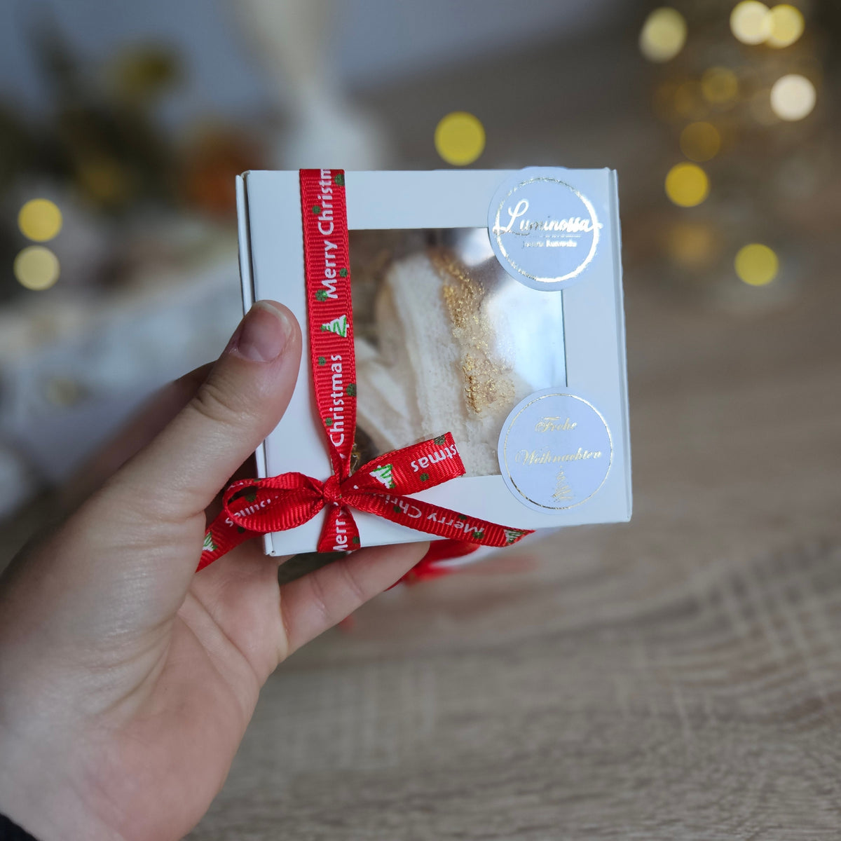 Kleine Sojakerzen als Kundengeschenk & Mitbringsel – Weihnachten | Luminossa