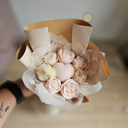 Duftwachs Rosen Himbeere & Rose – Sojawachs für Keramik-Aromalampe – Handmade