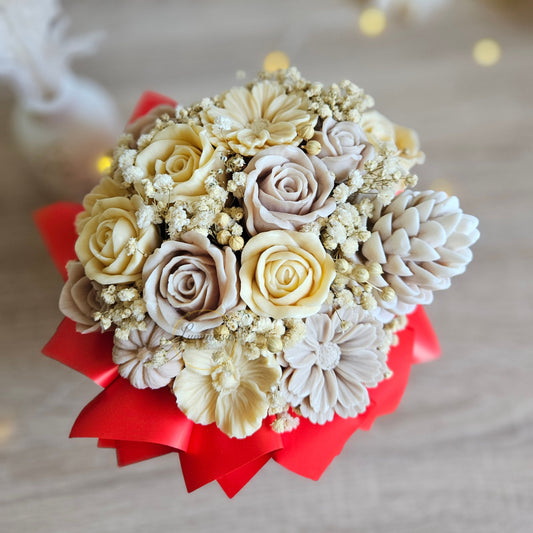 Herbst Flower Box S – Sojawachs Melts | Duft Kürbiswald