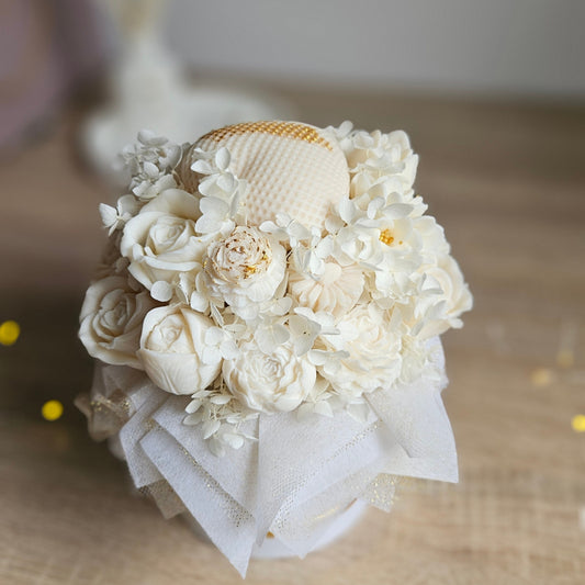 Flower Box L aus Sojawachs – Luxus Geschenk für jeden Anlass