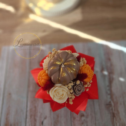 Herbst Flower Box S – Duftwachs Kürbis Wald